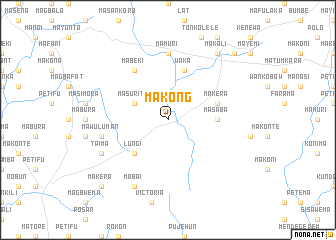 map of Makong