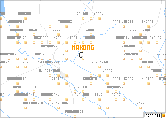 map of Makong