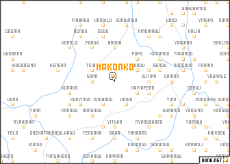 map of Makonko