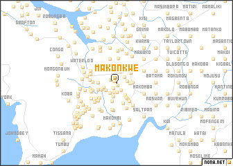 map of Ma-konkwe