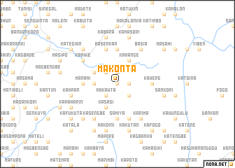 map of Makonta