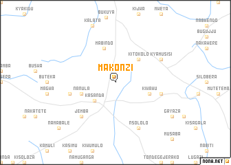 map of Makonzi