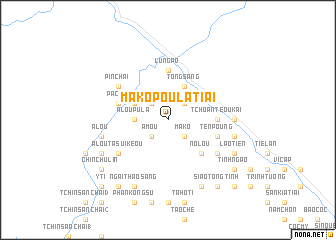 map of Ma Ko Pou La Tiai