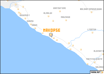 map of Makopse