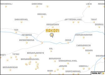 map of Makori