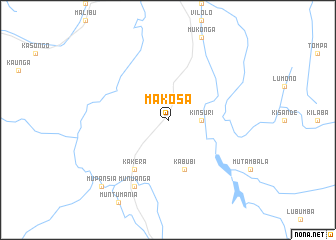 map of Makosa