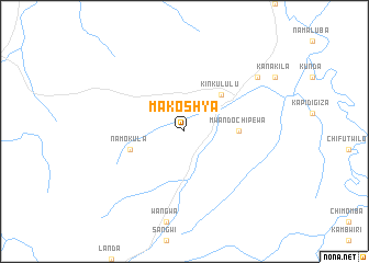 map of Makoshya