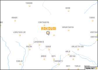 map of Makouai