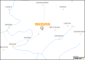 map of Makounia