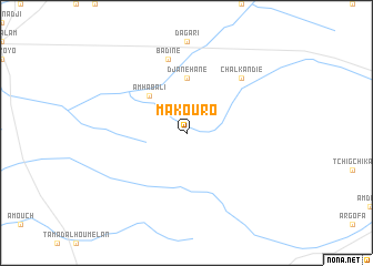 map of Makouro