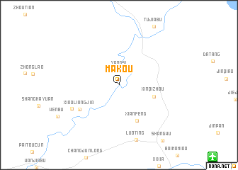 map of Makou