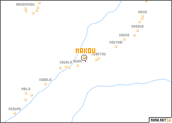 map of Makou