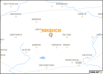 map of Makovichi