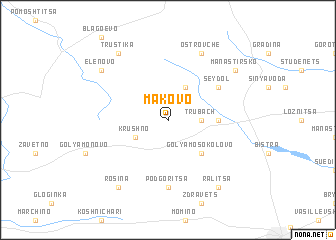 map of Makovo