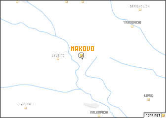 map of Makovo