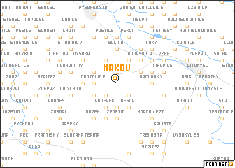 map of Makov