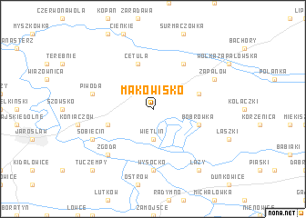 map of Makowisko