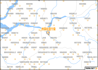 map of Makoya