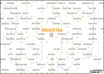 map of Makpintaw