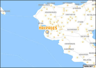 map of Makrádes