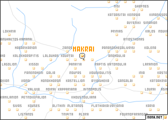 map of Mákrai