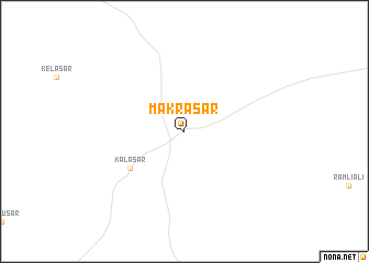 map of Makrāsar