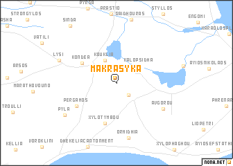 map of Makrasyka