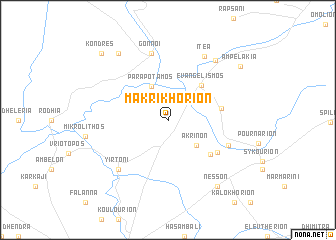 map of Makrikhórion