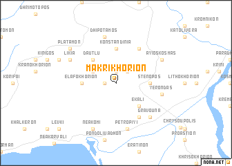 map of Makrikhórion