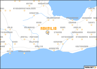 map of Makriliá