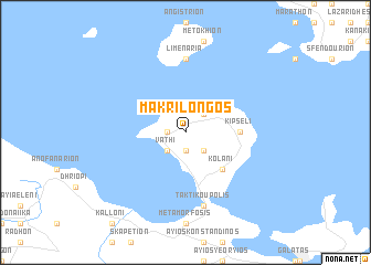 map of Makrílongos