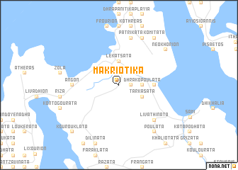 map of Makriótika