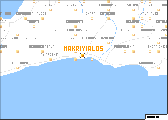 map of Makriyialós