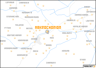 map of Makrochórion