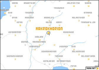 map of Makrokhórion