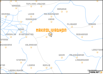 map of Makrolívadhon