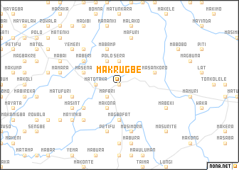 map of Makrugbe