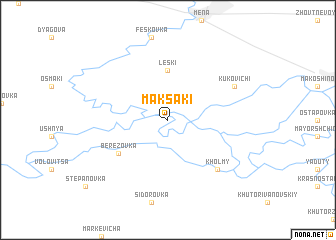 map of Maksaki