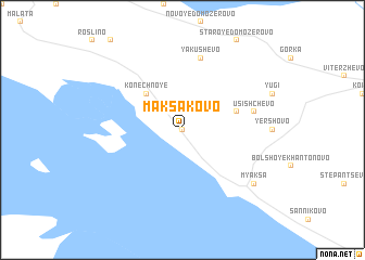 map of Maksakovo