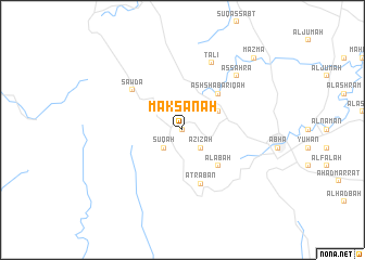 map of Maksānah