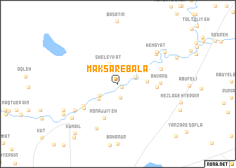 map of Maksar-e Bālā