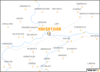 map of Maksatikha