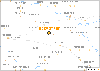 map of Maksayevo