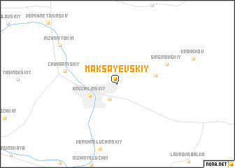 map of Maksayevskiy