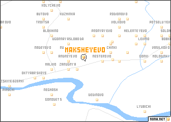 map of Maksheyevo