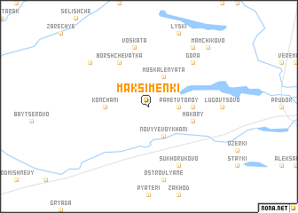 map of Maksimenki