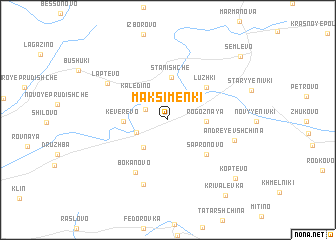 map of Maksimenki