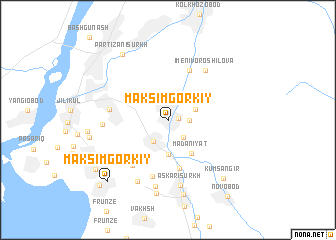 map of Maksim Gorkiy