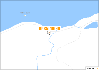 map of Maksimikha