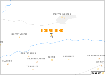 map of Maksimikha